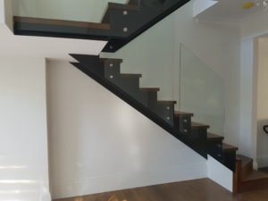 Architectural Stairs with Glass Balustrade